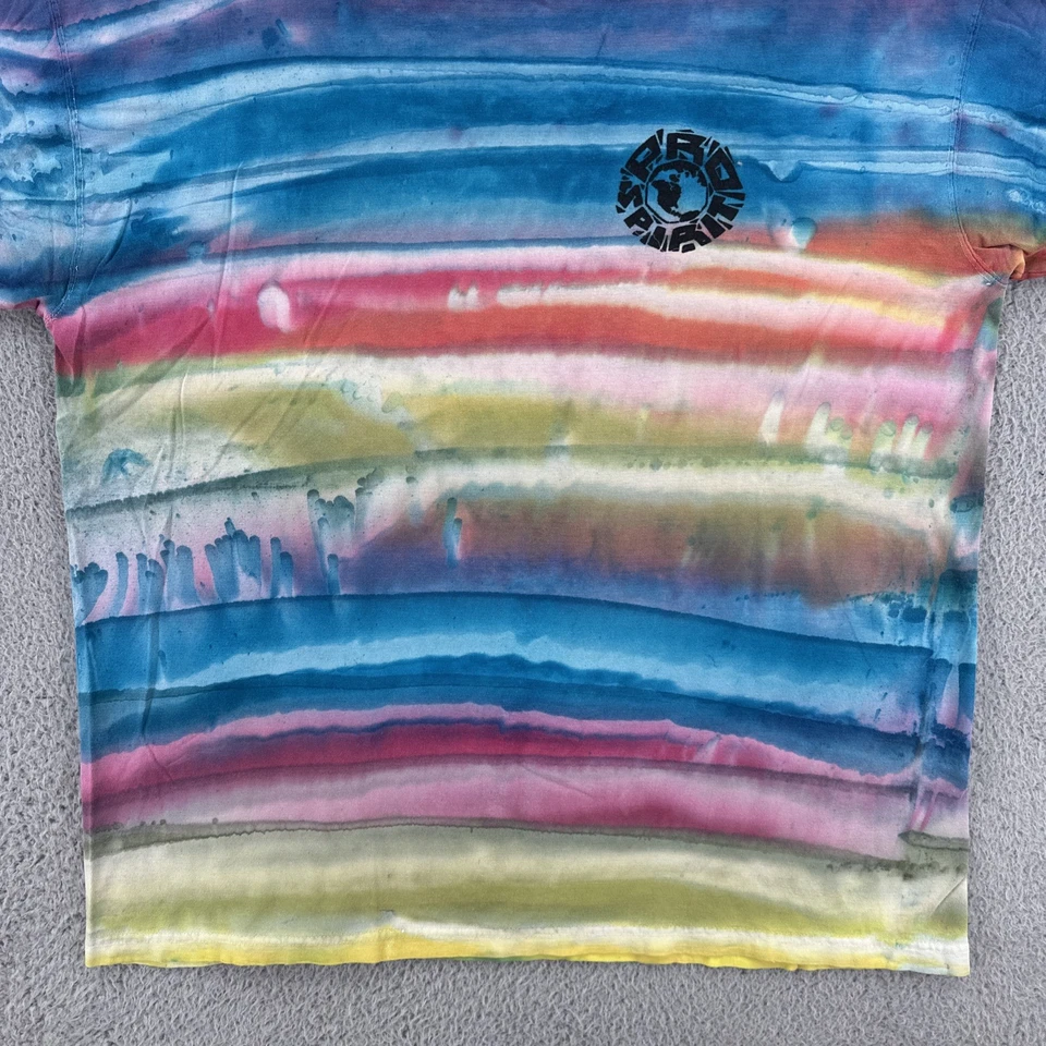 Camisa De Colección Pro Spirit XL Tie Dye Manga Corta Divertida Años 90 Colorido Surf Patín Foto 4 de 4