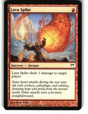 Magic the Gathering - Champions of Kamigawa Lava Spike 2004 178 Common