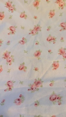 Modernthreads King Flat Bed  &  1 Pillow Case Shabby Cottage Chic  Pink Roses 