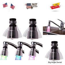 Color Changing LED Faucet Lights - 2 Pack Swivel Design for Bathroom  Kitchen