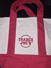 NWT Trader Joe s Mini Canvas Reusable Tote Ba...