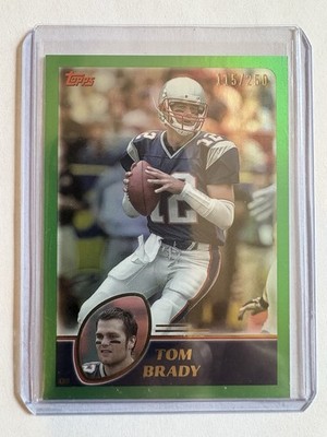 TOM BRADY New England Patriots 2024 Topps Composite GREEN Refractor #'d 115/250!