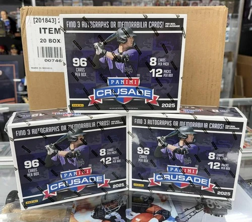 2025 Panini Crusade Baseball Premium Box from sealed case!! 3 Hits Nick Kurtz?