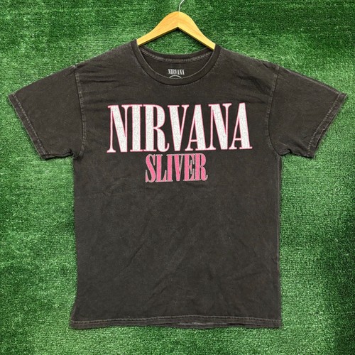 Nirvana Sliver Album Grunge Band T-Shirt Size Medium - Picture 1 of 4