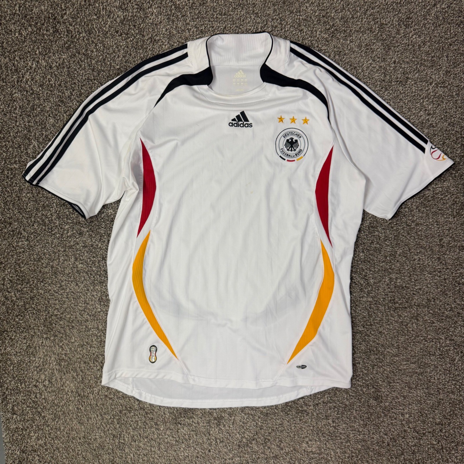 Adidas Germany 2006 World Cup Home Soccer Jersey Mens XL White DFB ClimaCool