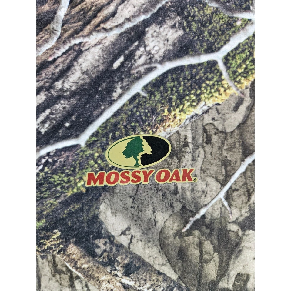 Mossy Oak 2XL Mens Long Sleeve Camo Hunting Shirt Scent Control Active Top - Image 3 of 4