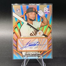 2024 Topps Big League - Opening Act Autographs Luis Matos #OAA-LM (AU, RC)