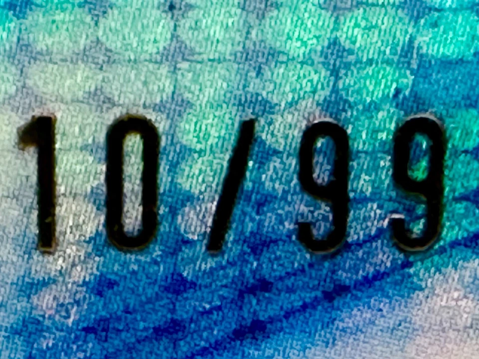 CAMISETA # PARTIDO! ¡2024 Topps Cosmic Chrome Rookie Bo Nix/Elway 10/99! PSA 9 DEN! Foto 3 de 3