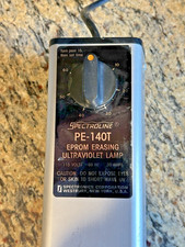 Spectroline Eprom Erasing Ultraviolet Lamp PE-140T Tested Works