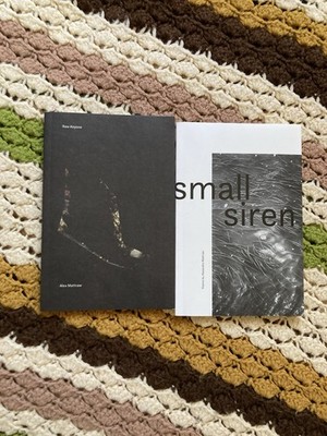 2 Alex Mattraw Poetry Books Small Siren (2018) Raw Anyone (2022) 1 Signed