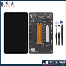 Black For Samsung Galaxy Tab A7 Lite SM-T220NZ LCD Touch Screen Digitizer Frame
