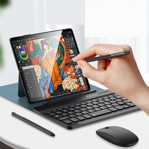 Wireless keyboard + leather case + pen + mouse for Samsung Galaxy Z Fold 4 Fold3 - Picture 5 of 17