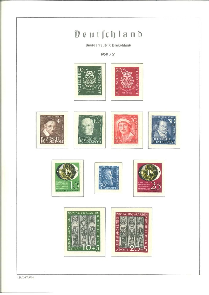 Luxus Bund BRD Sammlung 1949-1992 postfrisch - Posthorn geprüft Schlegel BPP - Bild 3 von 4