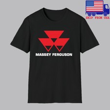 Massey Ferguson Tractor Men's Black Size S-5XL