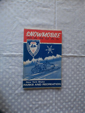 Vintage New York State Parks And Recreation Snowmobile Manual