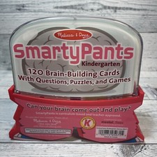 Smarty Pants - Kindergarten - 120 Brain Building Cards by Melissa  Doug