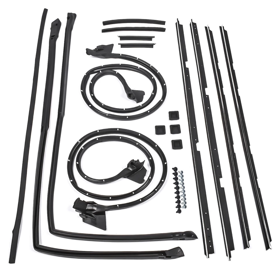 17 Pcs Door Tailgate Weatherstripping Seal Kit For any 1978-1987 Chevy El Camino - Image 3 of 4