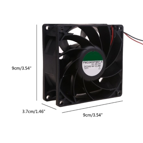 New FANUC Cooler Fan PMD2409PMB1-A 12.2W 24V 9037 2Pin 2-wire Cooling Fan - Afbeelding 8 van 8
