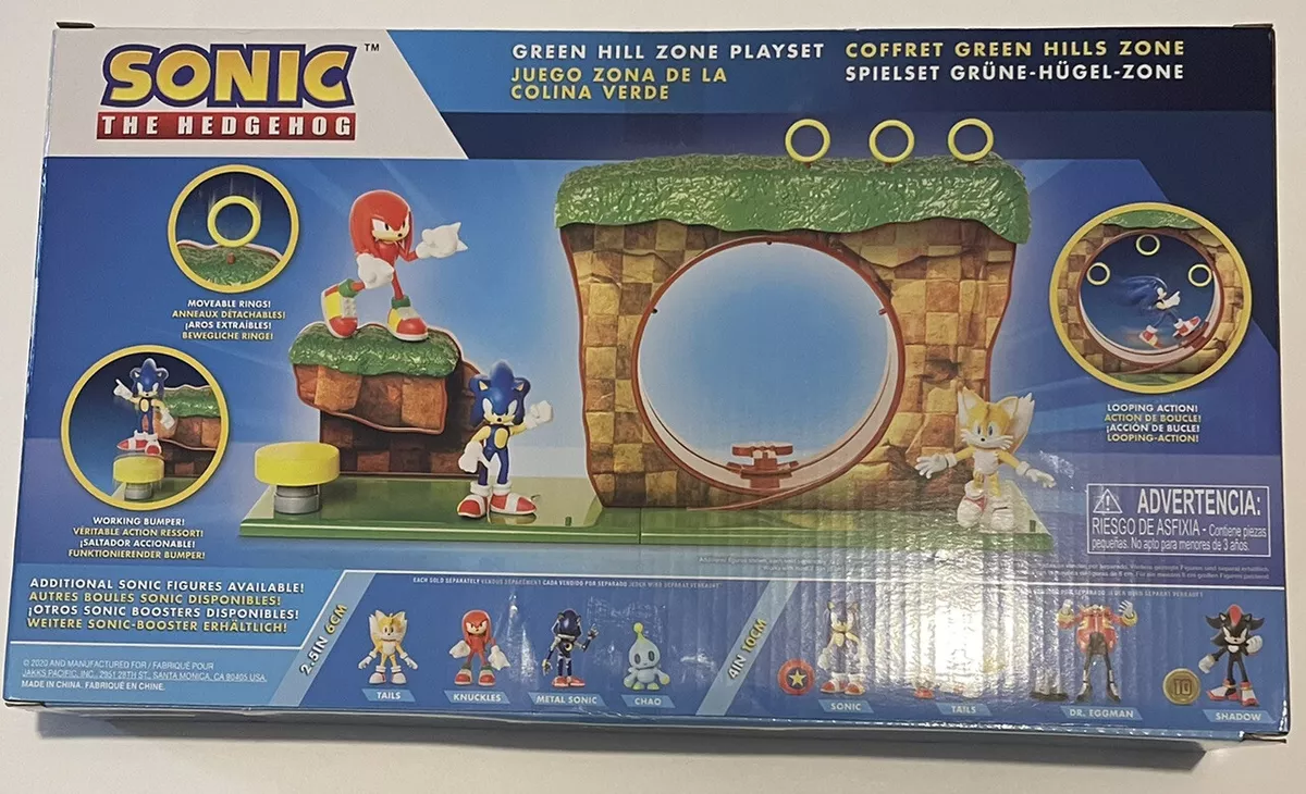 Sonic The Hedgehog Green Hill Zone 2.5 Inch Figure Playset