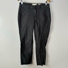 Anthropologie The Wanderer Washed Black Straight Leg Pants Size 27