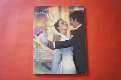 Contemporary Wedding & Love Songs (2nd Edition) .Songbook Notenbuch .Piano Vocal