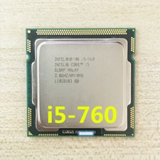 Intel Core i5-760 CPU Quad-Core 2.80GHz / 8MB LGA1156 SLBRP Processor