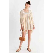 NWT Urban Outfitters May Crochet Swing Mini Dress M Boho Bohemian Cottagecore
