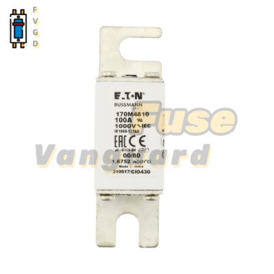 1PC Eaton BUSSMANN 170M4810 100A, 1000V High Speed Square Body Fuse