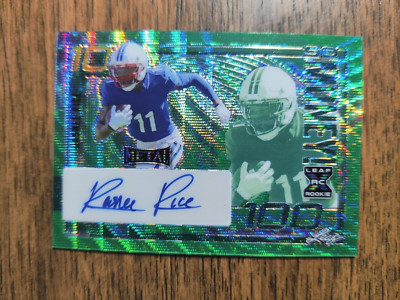 2023 Leaf Metal RASHEE RICE Auto So Money SM-RR1 XRC Green Prismatic ...