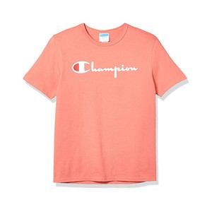 pink and white champion shirt