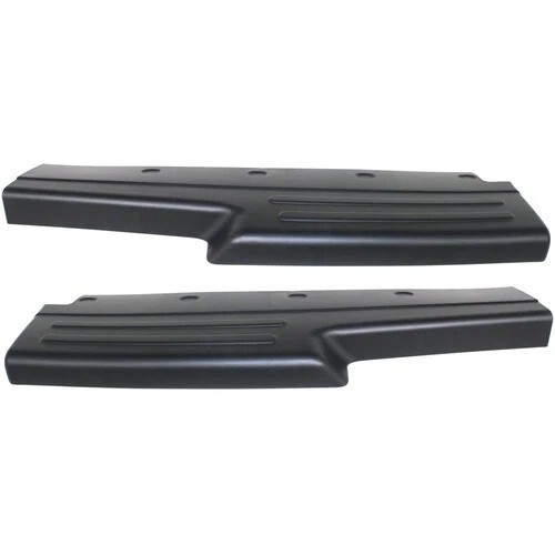 Jeep Liberty For 2002-2007 Rear New Bumper Step Pad Black Plastic Set of 2-Pcs