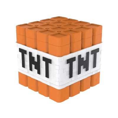A Minecraft Movie TNT Popcorn Bucket Double Wall Cup 20oz. Brand New 17cm
