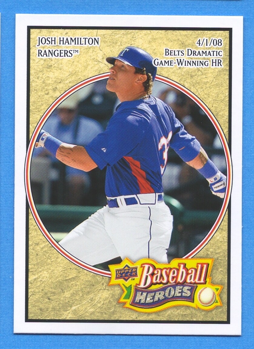2008 Upper Deck Baseball Heroes #12 Josh Hamilton Rangers