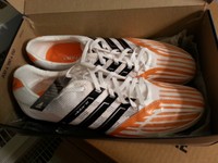 Adidas adistar Ld 05 Track And Field Shoes Us 13 Mens Orange Black White Adidas adistar Ld 05 Track And Field Shoes Us 13 Mens Orange Black White