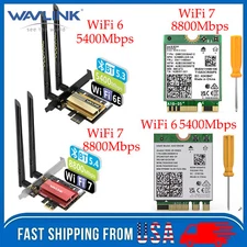 WiFi 6E WIFI 7 PCI-E Network Card Intel BE200 WiFi Bluetooth Card Adapter M.2
