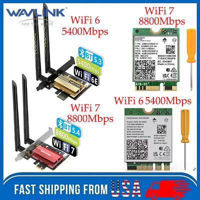 WiFi 6E WIFI 7 PCI-E Network Card Intel BE200 WiFi Bluetooth Card Adapter M.2