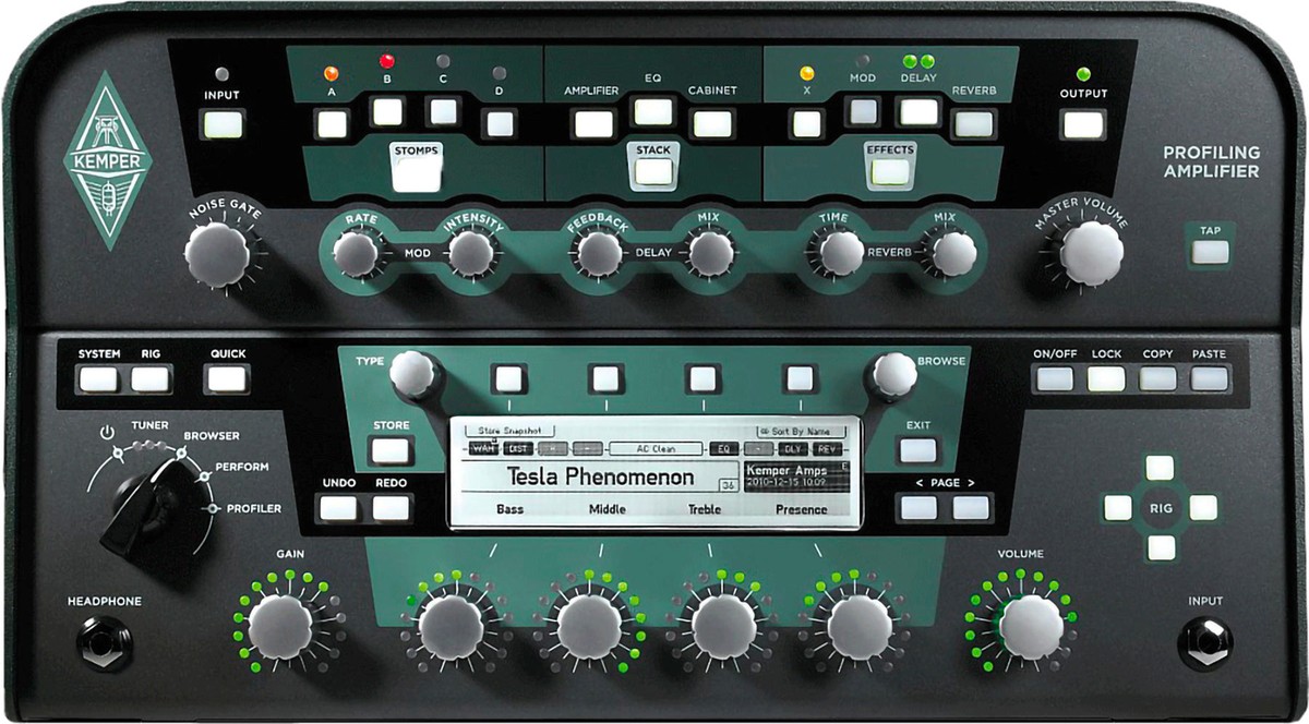 ギター Kemper Profiling Amplifier Kemper Profiler PowerHead MK2 Guitar Amp Head Black | Guitar