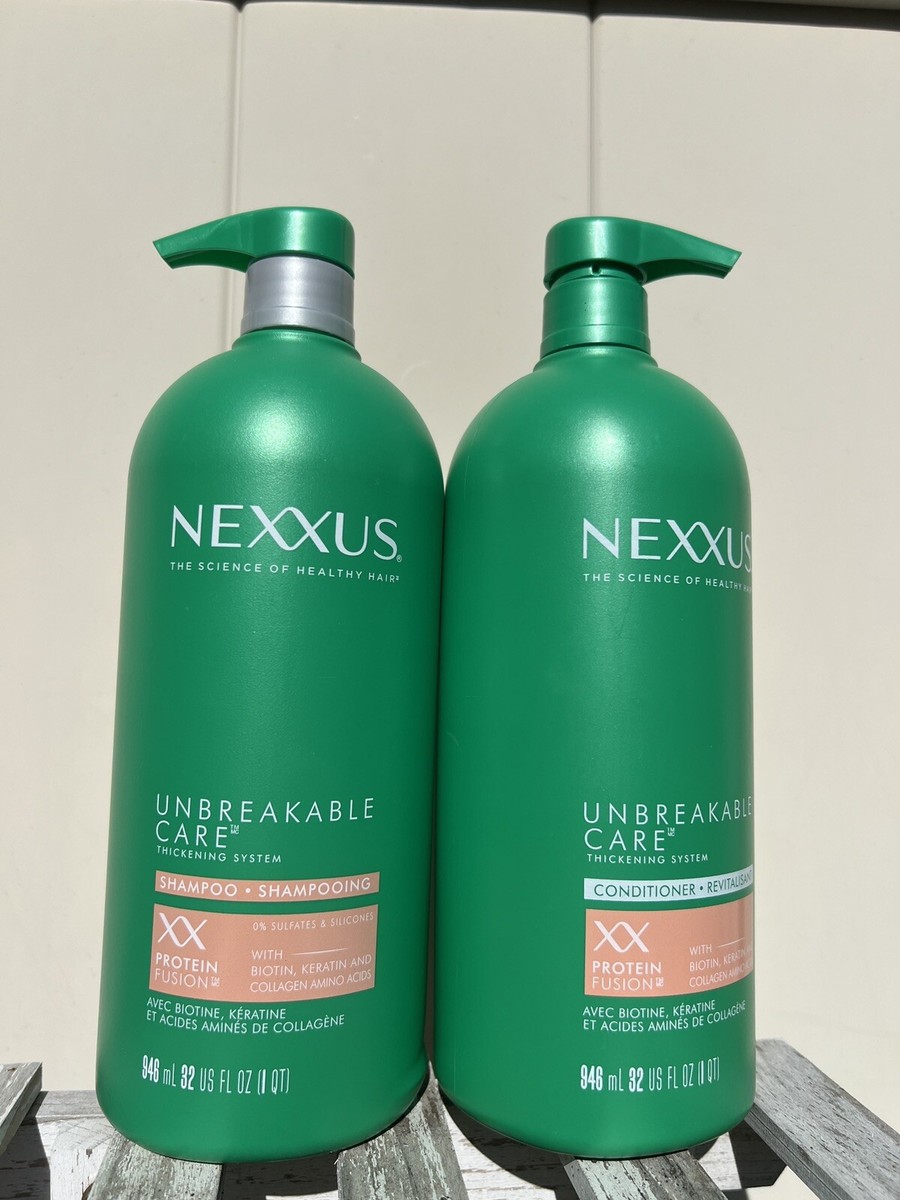 Nexxus Unbreakable Care Shampoo & Conditioner Jumbo Set 32oz Each