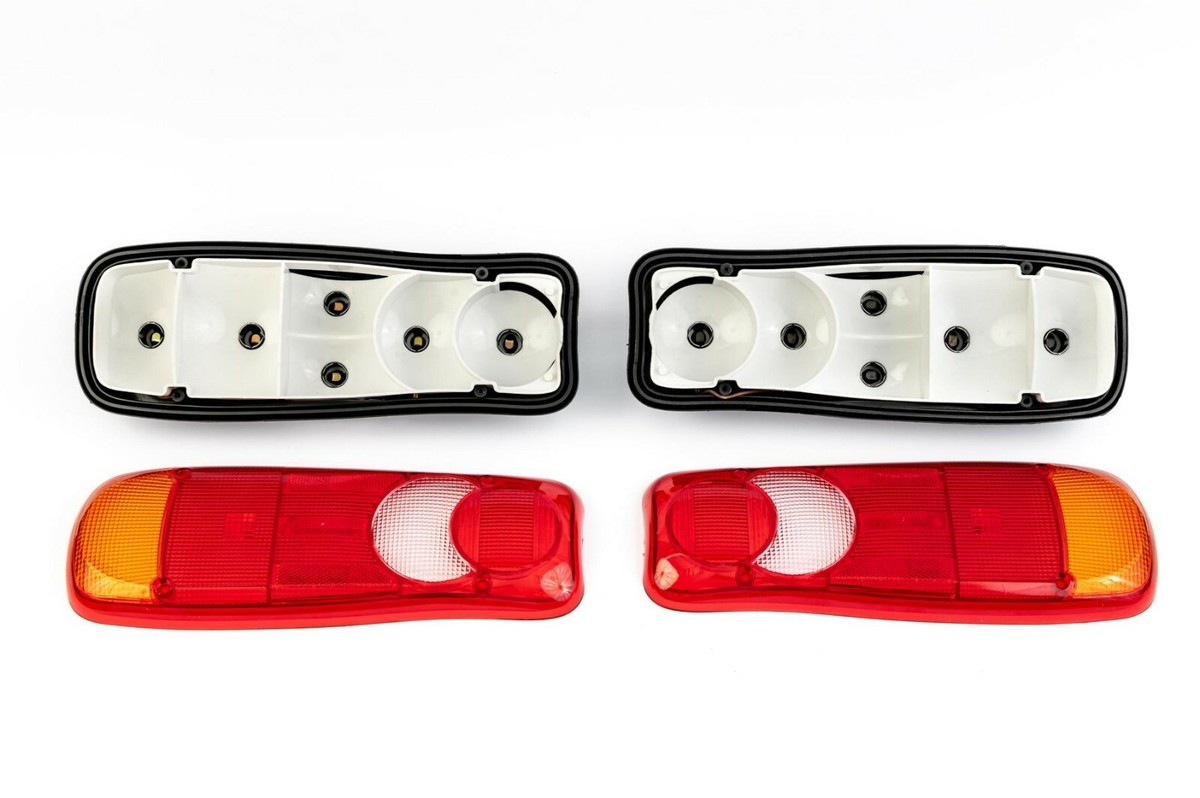 COPPIA FARI FANALI Posteriori Universali Autocarro Roulotte Rimorchio - Foto 4