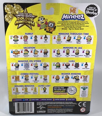 Despicable Me Mineez 6 Figure Pack Minions Series 1 | eBay