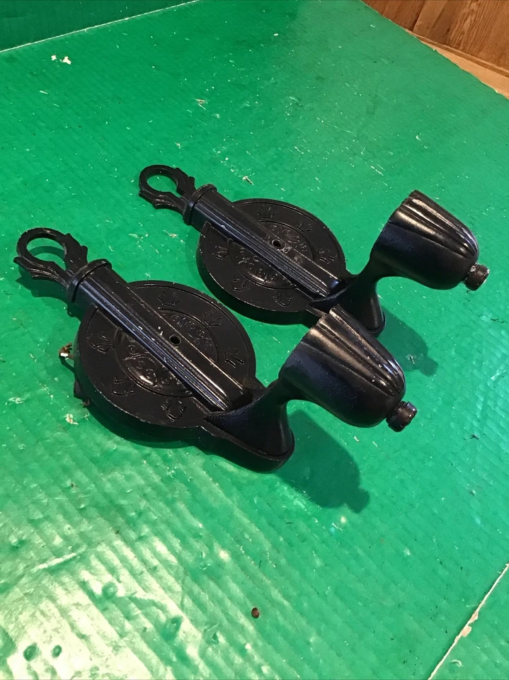 (2) Lámpara aplique de pared de porche de aluminio fundido negro de colección modelo 11586 Foto 2 de 4