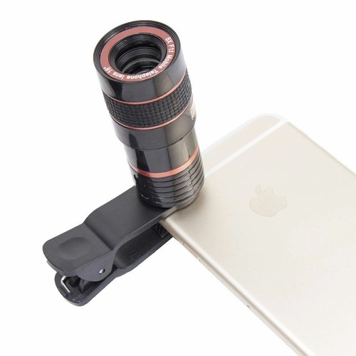 Objectif zoom universel 8X clip optique téléobjectif téléphone portable appareil photo - Photo 2 sur 8