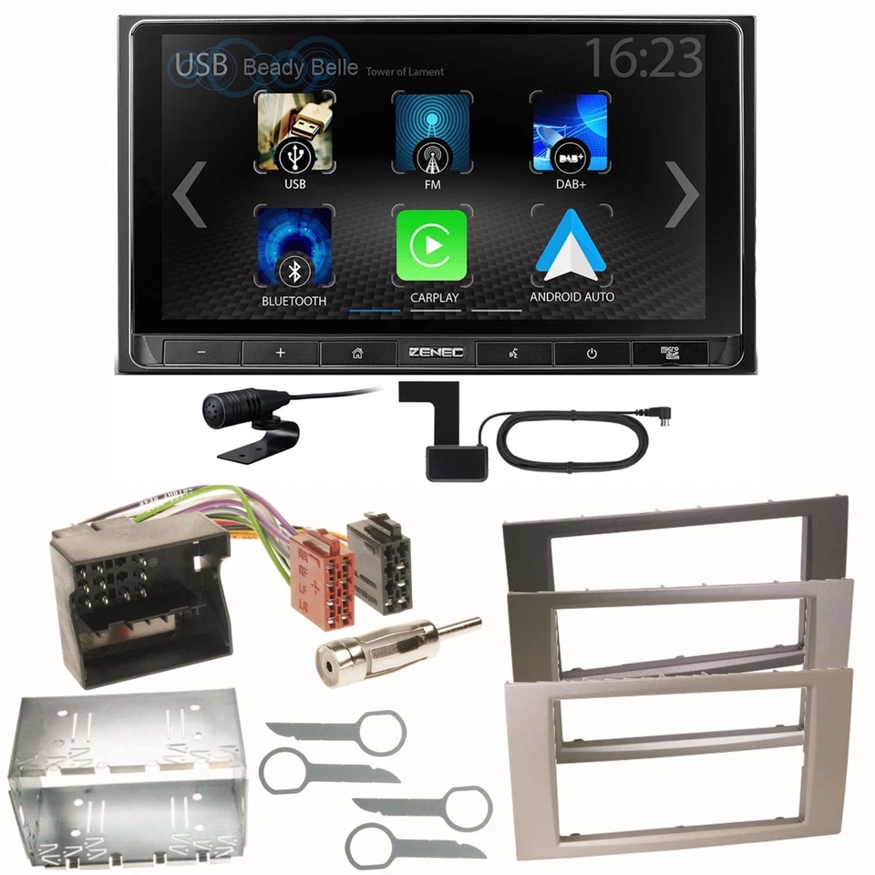 ZENEC Z-N538 Android Auto DAB+ Einbauset für Ford Focus Fusion Galaxy S-Max - Bild 1 von 1
