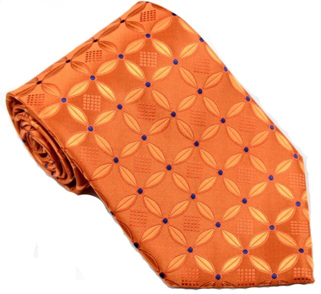 Classic Orange Neck Tie - Spotted Wedding Business *FREE WORLDWIDE SHIPPING