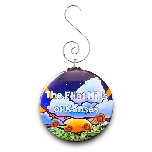 Flint Hills of Kansas Mini Ornament Handmade Holiday Stocking Stuffer Gift Decor - Picture 17 of 19