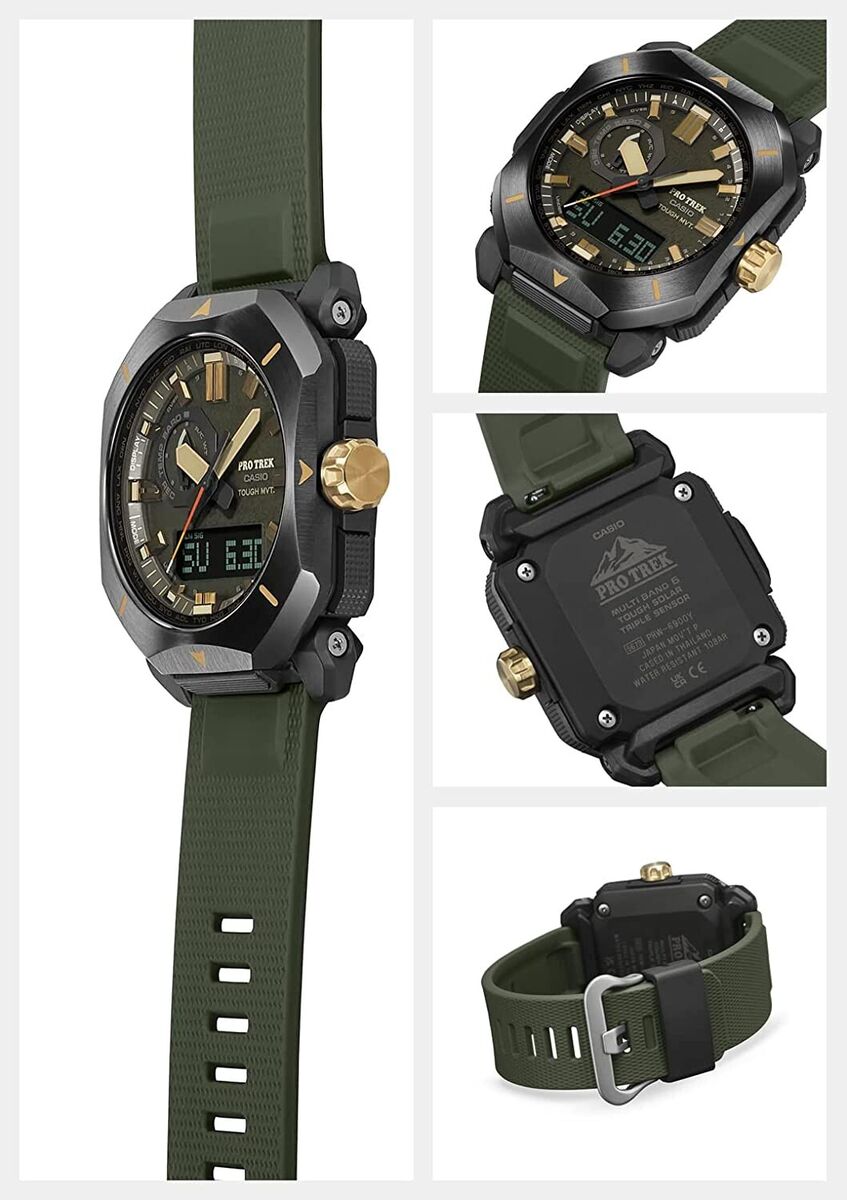 Brand-New Casio PRO TREK PRW-6900Y-3JF Solar Radio Watch Brand-New Casio PRO TREK PRW-6900Y-3JF Solar Radio Watch