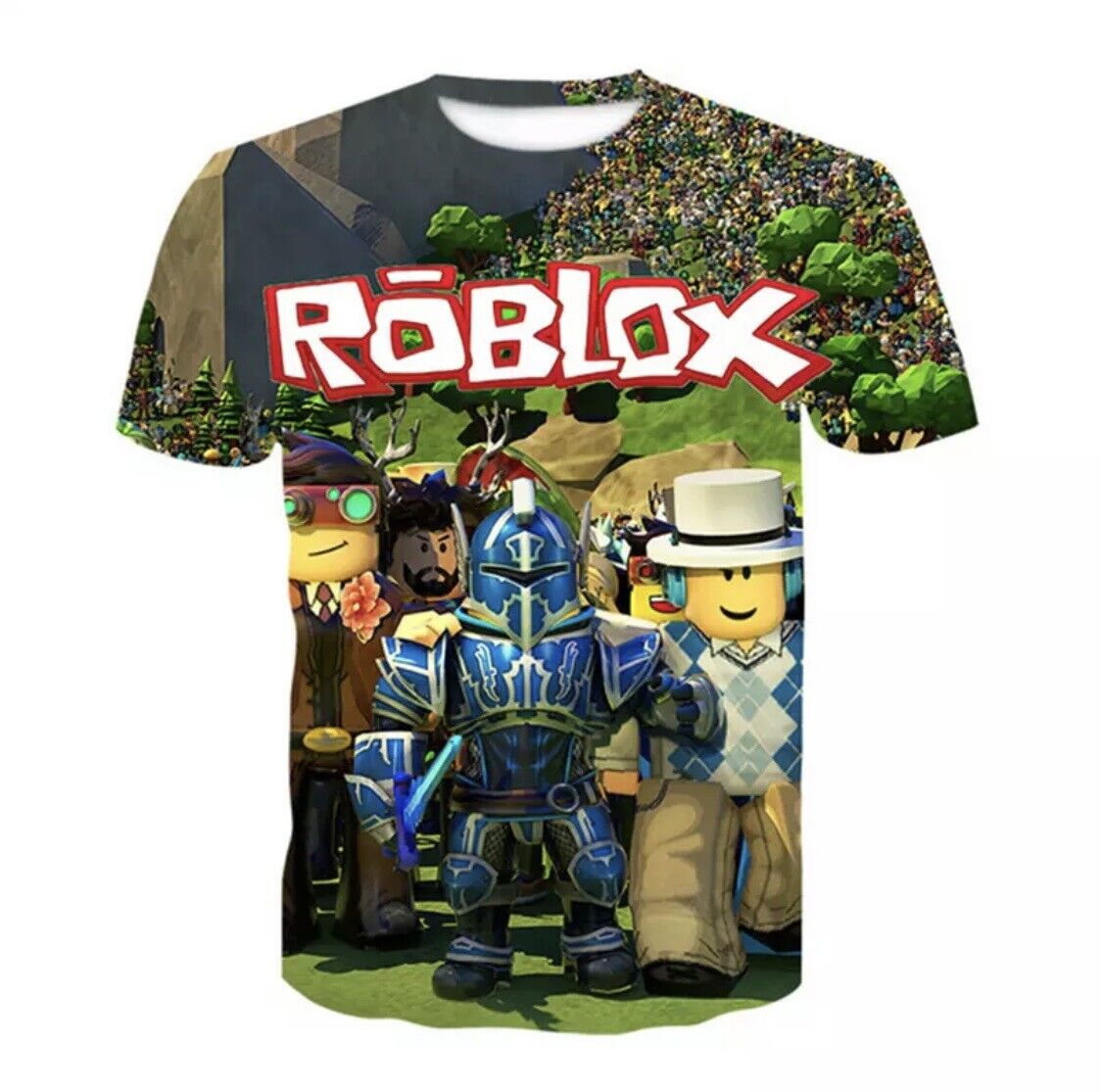 NIP Girls Boys ROBLOX T-shirt & Shorts Summer Outfit Set - size 7