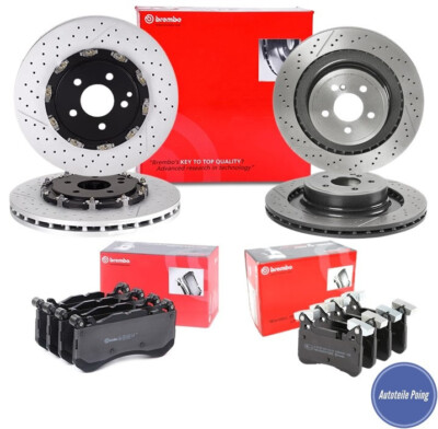 BREMBO BREMSENSET KOMPLETT 390MM VORNE & 360MM HINTEN MERCEDES AMG C63 C204