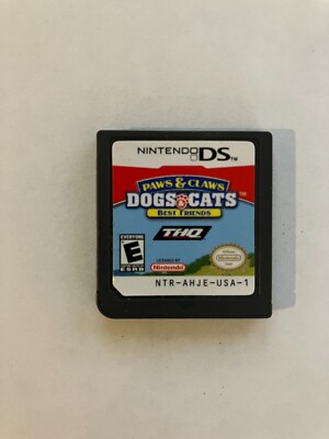 Paws & Claws: Dogs & Cats Best Friends (Nintendo DS, 2007) Tested Cartridge only