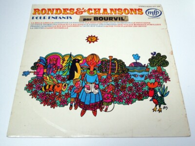 Rondes & Chansons Pour Enfants - Bourvil Et Les Pierrots Parisiens - 33 Runden